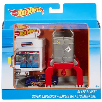 Mattel Hot Wheels Blaze Blast Playset Fold Out DWK99 / DWL01 887961384123