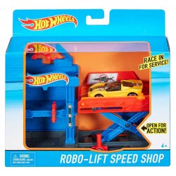 Mattel Hot Wheels Robo Lift Speed Shop Σετ Παιχνιδιού Fold Out DWK99 / DWL02 887961384130