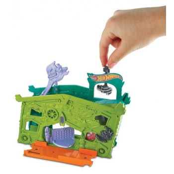 Mattel Hot Wheels Ghost Garage Σετ Παιχνιδιού Fold Out DWK99 / DWL03 887961384147