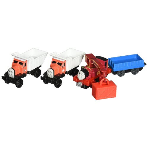 Mattel Fisher Price Τόμας Το Τρενάκι: Τρενάκια Σετ Των 4-Construction Crew DWM32 / DXT82 887961402568