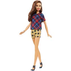 Mattel Barbie Fashionistas Plaid On Plaid Doll FBR37 / DVX74 887961377033