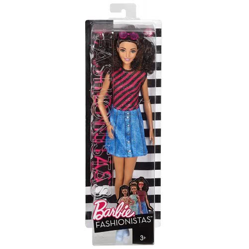 Mattel Barbie Fashionistas Denim And Duzzle Κούκλα FBR37 / DVX77 887961377057