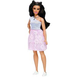 Mattel Barbie Fashionistas Powder Pink Lace Κούκλα Με Καμπύλες FBR37 / DYY95 887961426359