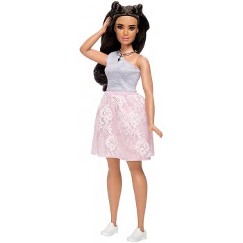 Mattel Barbie Fashionistas Powder Pink Lace Κούκλα Με Καμπύλες FBR37 / DYY95 887961426359