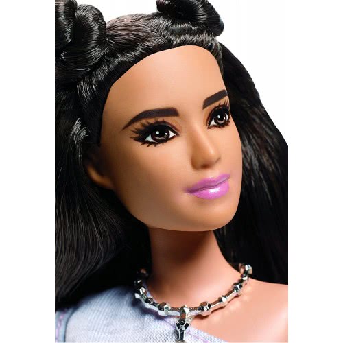 Mattel Barbie Fashionistas Powder Pink Lace Curvy Doll FBR37 / DYY95 887961426359
