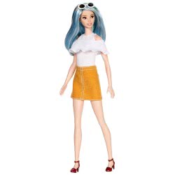 Mattel Barbie Fashionistas Blue Beauty Κούκλα FBR37 / DYY99 887961426397
