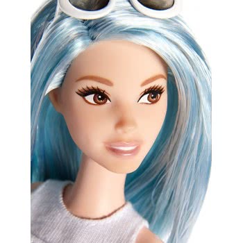Mattel Barbie Fashionistas Blue Beauty Tall Doll FBR37 / DYY99 887961426397
