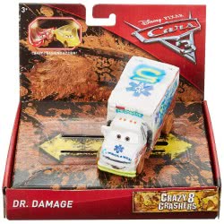 Mattel Disney Pixar Cars 3 Crazy 8 Crashers Vehicle, Dr. Damage DYB20 / DYB22 887961407228