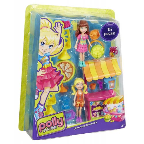 Mattel Polly Pocket Σετ Παιχνιδιου Με 2 Φιγούρες Lemonade Party DHY67 / DHY69 887961220285