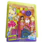 Mattel Polly Pocket Σετ Παιχνιδιού Με 2 Φιγούρες Pet Playtime DHY67 / DHY68 887961220308