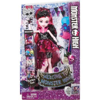 Mattel Monster High Βασικοί Μαθητές - Draculaura Κούκλα DNX32 / 	DNX33 887961310122