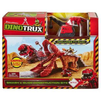 Mattel Dinotrux Smash & Slide Construction Site Σετ Παιχνιδιού CJV82 / CJV83 887961106442