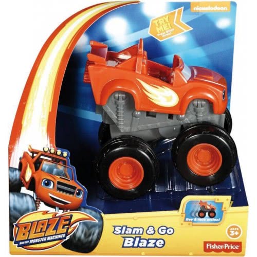 Mattel Blaze Οχήματα Slam And Go - 3 Σχέδια CGK22 / ASST 887961065930