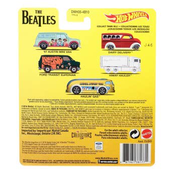 Mattel Hot Wheels Pop Culture The Beatles Haulin Gas Αυτοκινητάκι DLB45 / DWH35 887961381771