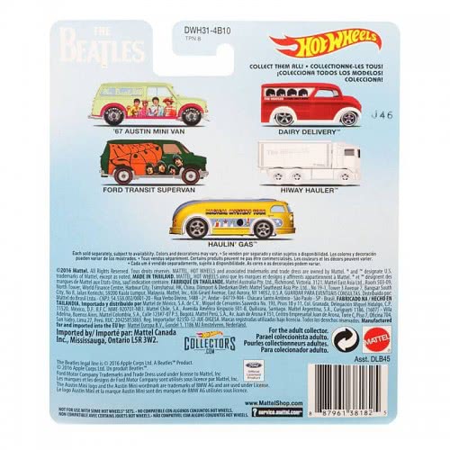 Mattel Hot Wheels Pop Culture The Beatles 67 Austin Mini Van Αυτοκινητάκι DLB45 / DWH31 887961381825