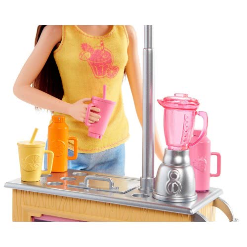 Mattel Barbie Σετ Μαγειρικής Μελαχρινή Κούκλα DNC70 / DNC71 887961293982