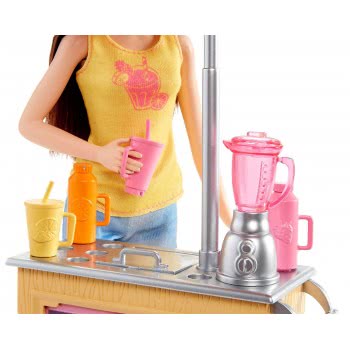 Mattel Barbie Σετ Μαγειρικής Μελαχρινή Κούκλα DNC70 / DNC71 887961293982