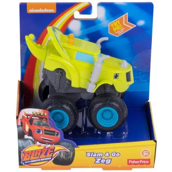 Mattel Blaze Slam And Go - Zeg Truck CGK22 / DTK31 887961357660