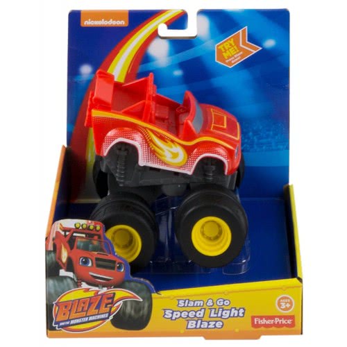 Mattel Blaze Οχήματα Slam And Go - Speed Light Blaze Truck CGK22 / DYT98 887961422412