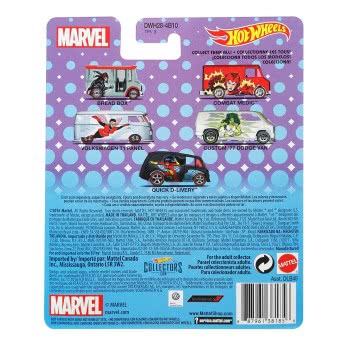 Mattel Hot Wheels Pop Culture Marvel Volkswagen T1 Panel The Wasp DLB45 / DWH28 887961381856