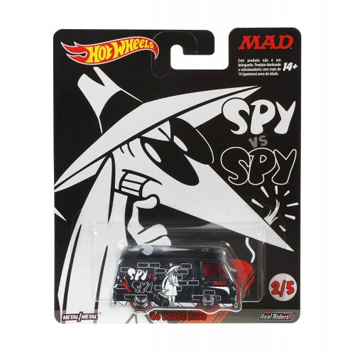 Mattel Hot Wheels Pop Culture Mad Spy Vs Spy Black DLB45 / DWH40 887961381887
