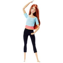 Mattel Barbie Made To Move Αμέτρητες Κινήσεις Light Blue Top DHL81 / DPP74 887961323412