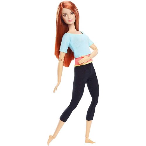 Mattel Barbie Made To Move Light Blue Top DHL81 / DPP74 887961323412