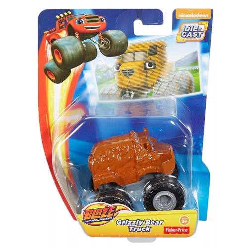 Mattel Blaze Vehicle Die Cast Grizzly Bear CGF20 / DGK42 887961194500