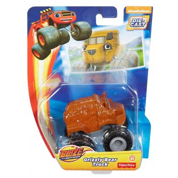 Mattel Blaze Vehicle Die Cast Grizzly Bear CGF20 / DGK42 887961194500