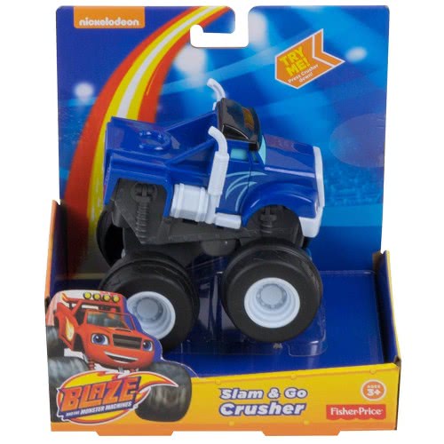 Mattel Blaze Οχήματα Slam And Go - Crusher Truck CGK22 / CGK24 887961065954