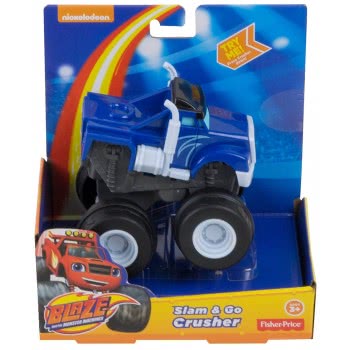 Mattel Blaze Οχήματα Slam And Go - Crusher Truck CGK22 / CGK24 887961065954