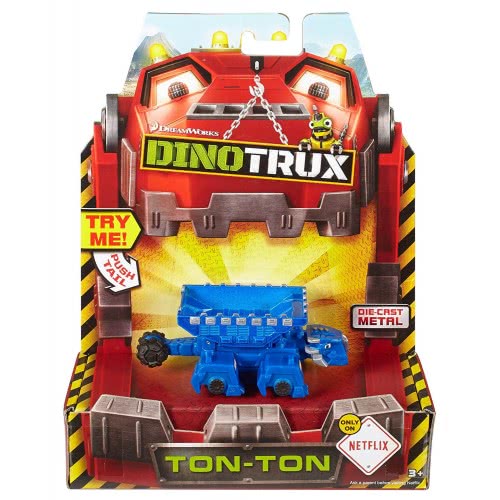 Mattel Dinotrux Die-Cast Οχηματάκια - Ton-Ton CJW96 / CJW83 887961107616