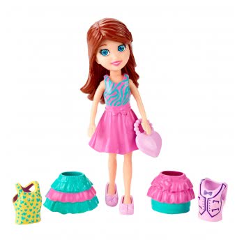 Mattel Polly Pocket - Lilla Doll With Clothes And Bag CBW79 / CGJ02 887961064964