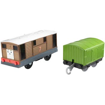 Mattel Τόμας Μηχανοκίνητα Τρένα Με Βαγόνι, Toby BMK87 / CDB70 887961036954