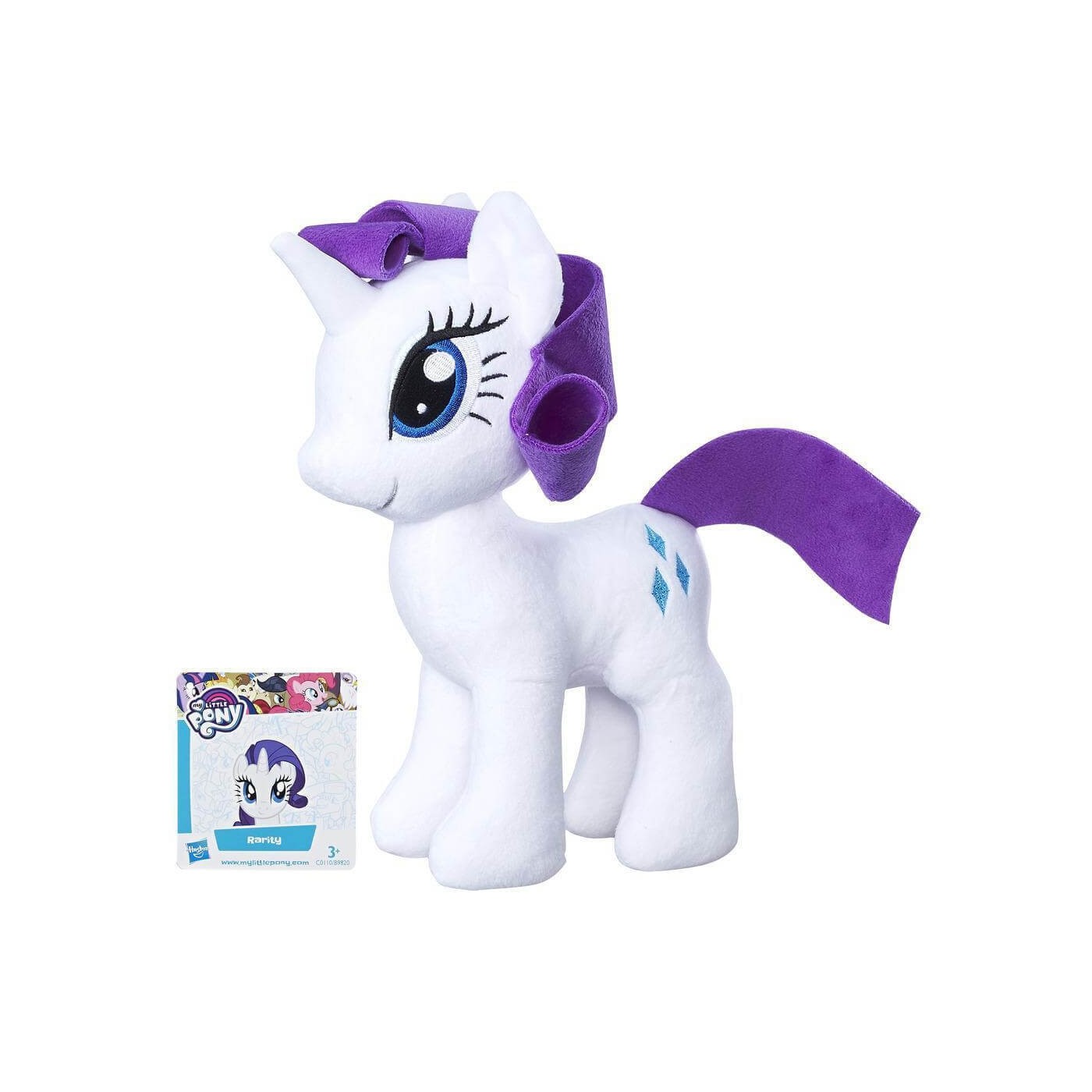 Hasbro My Little Pony Friendship Is Magic Princess Rarity Plush B9820 ...