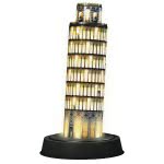 Ravensburger Leaning Tower Of Pisa - Night Edition, 216PC 3D Jigsaw Puzzle 12515 4005556125159