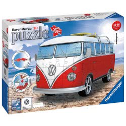 Ravensburger Vw T1 Camper Van, 162PC 3D Jigsaw Puzzle 12516 4005556125166