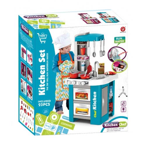 Toys-shop Choice Β/Ο Κουζίνα Kitchen Chef Role Play Set - Μπλε 922-44 5205812074248
