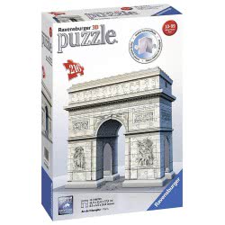 Ravensburger Puzzle 3D 216PC Arc De Triomphe 12514 4005556125142