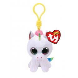 As company TY Beanie Boos Χνουδωτό Κλιπ Μπρελόκ Μονοκερος Λευκός 8.5 Εκ. 1607-35040 008421350407