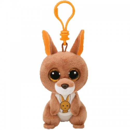 ty Beanie Boos Χνουδωτό Κλιπ Μπρελόκ Καγκουρό Καφέ 8.5Εκ. 1607-36884 008421368846