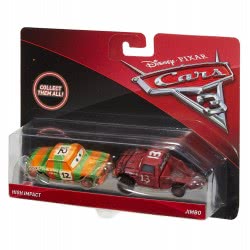 Mattel Disney/Pixar Cars 3 High Impact - Jimbo Αυτοκινητάκια, Σετ Των 2 DXV99 / FGF01 887961502701