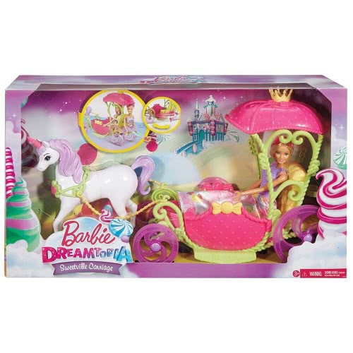 Mattel Barbie Dreamtopia Παραμυθένια Άμαξα Μονόκερος DYX31 887961424676