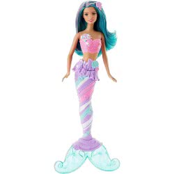 Mattel Barbie Dreamtopia Mermaid Doll Candy With Green Hair DHM45 / DHM46 887961216950