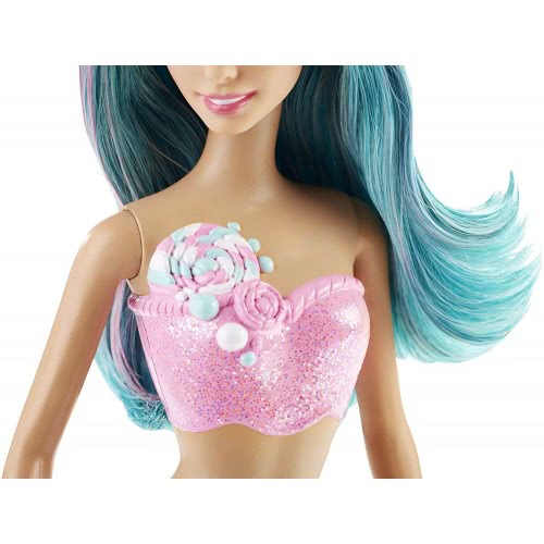 Mattel Barbie Dreamtopia Mermaid Doll Candy With Green Hair DHM45 / DHM46 887961216950