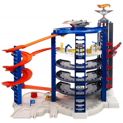 Mattel Hot Wheels Super Mega City Parking Garage FDF25 887961466393