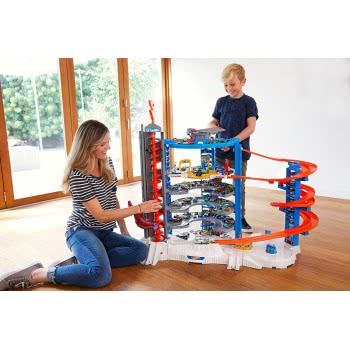 Mattel Hot Wheels Super Mega City Parking Garage FDF25 887961466393