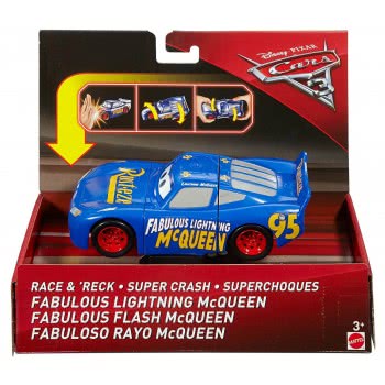 Mattel Cars 3 Race And Reck Fabulous Lightning Mcqueen DYW10 / DYW42 887961423884