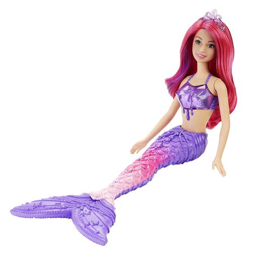 Mattel Barbie Dreamtopia Γοργόνα Gem Μωβ DHM45 / DHM48 887961216875