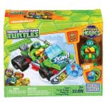 MEGA Παιδικά Τουβλάκια Χελωνονιντζάκια Ninja Turtles TMNT Junior Όχημα Και Φιγούρα DMW41 / ASST 887961289299